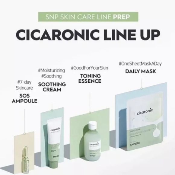 SNP PREP - Cicaronic SoS Ampoule - Soothing & Immediate Calming Effects NIB - Picture 7 of 7